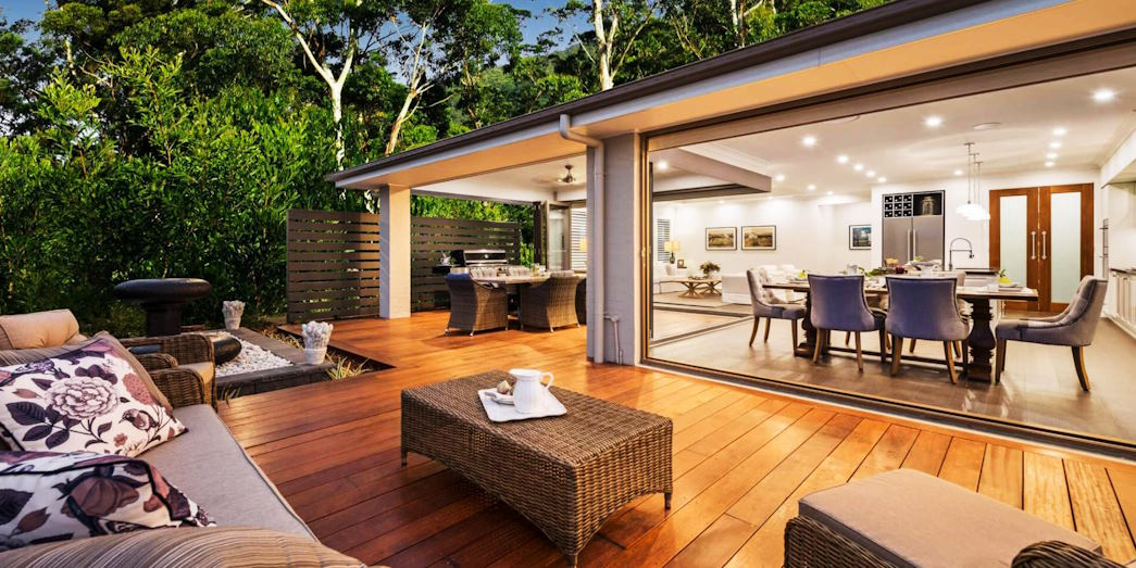 welcoming outdoor space